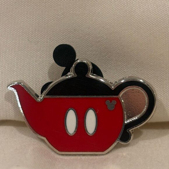 Disney Parks Mickey Mouse Collectible Hidden Mickey Trading Pin Teapot - Picture 1 of 3